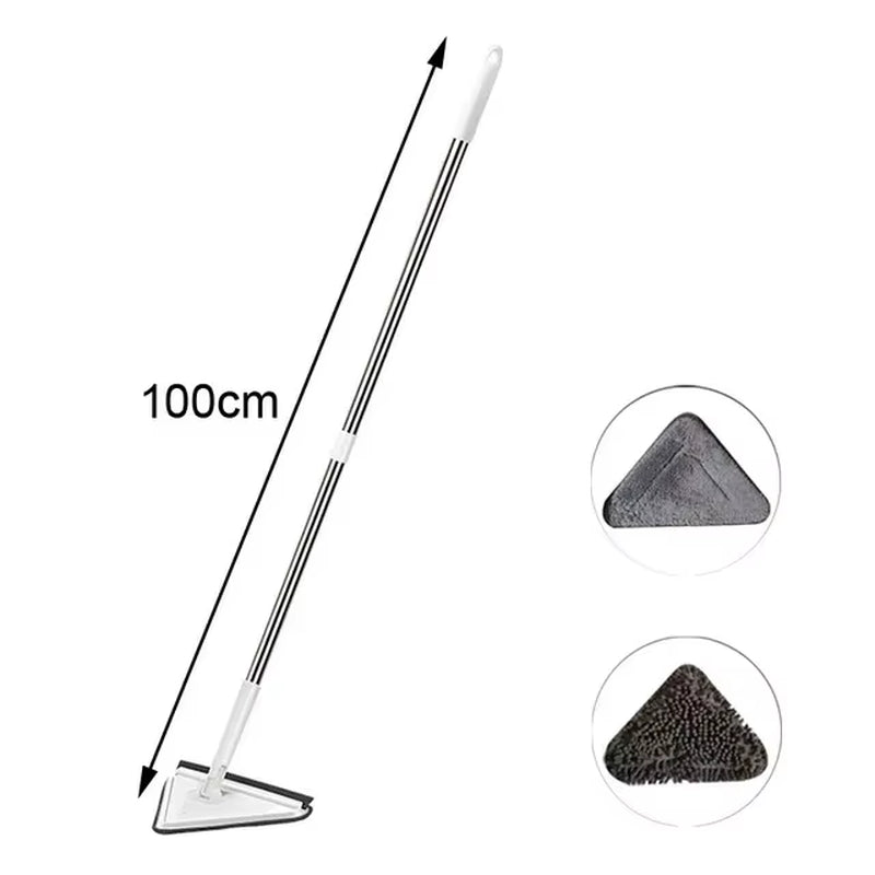 Triangle 360 ​​Cleaning Mop Adjustable Telescopic Household Ceiling Cleaning Brush Tool Self Draining Cleaning Tiles and Walls